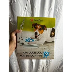 GoodBoy Outdoor Dog Water Fountain Step On Stainless Steel Brass Pet Sprinkler